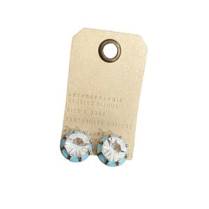 Anthropologie clip on studs earrings